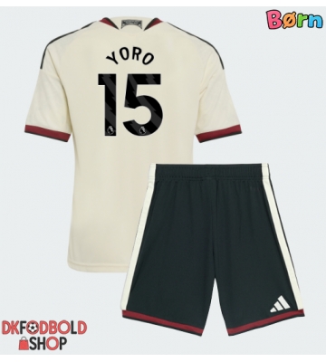 Manchester United Leny Yoro #15 Tredje trøje Børn 2026-27 Kort ærmer (+ korte bukser)
